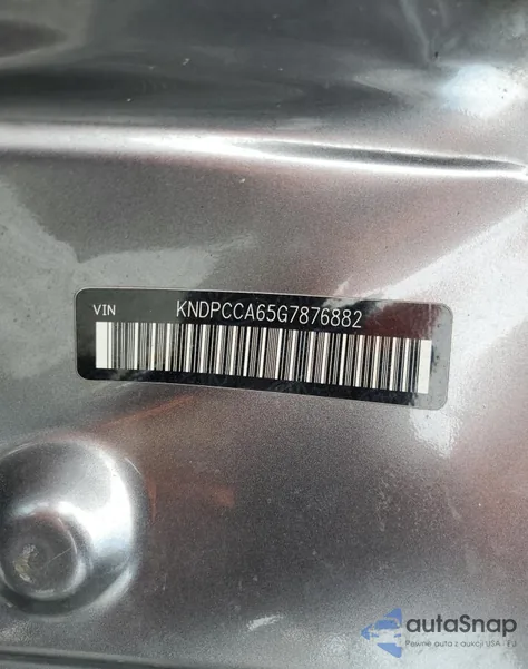 2016 Kia Sportage Ex z USA, uszkodzony, nr VIN KNDPCCA65G7876882